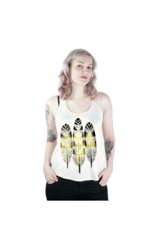 DREAM FEATHER VEST LADIES OFF WHITE 