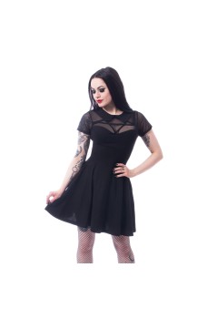 HEARTLESS HEX WEDNESDAY DRESS LADIES BLACK 